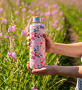 H2O Çiçekli 500ml Cam Matara