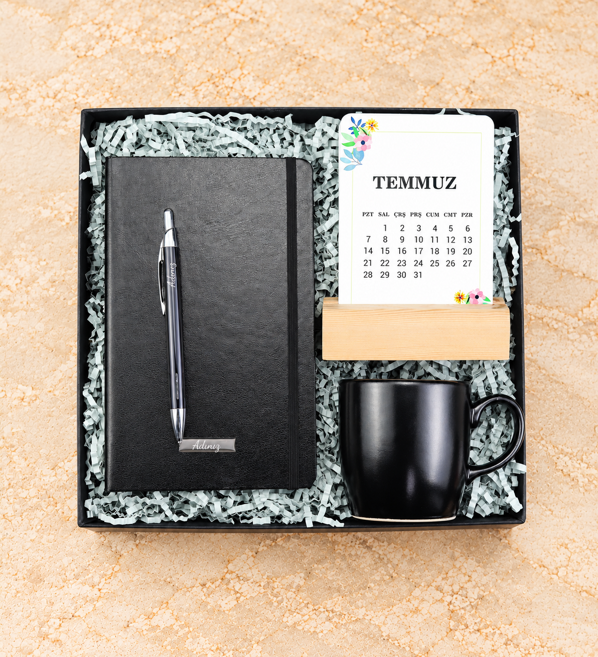 Defter & Kalem & Takvim & Kupa Hediye Seti