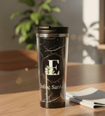 Mermer Desen Tasarım 350ml Termos