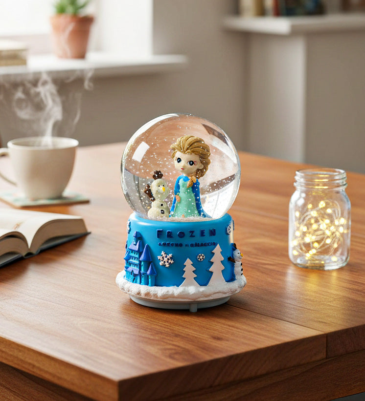 Işıklı Müzikli Frozen Kar Küresi
