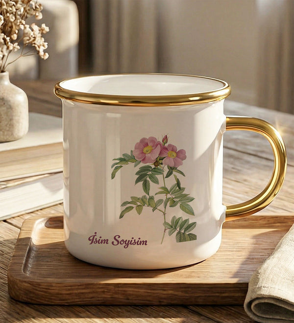 Gold Detaylı Vintage Kupa