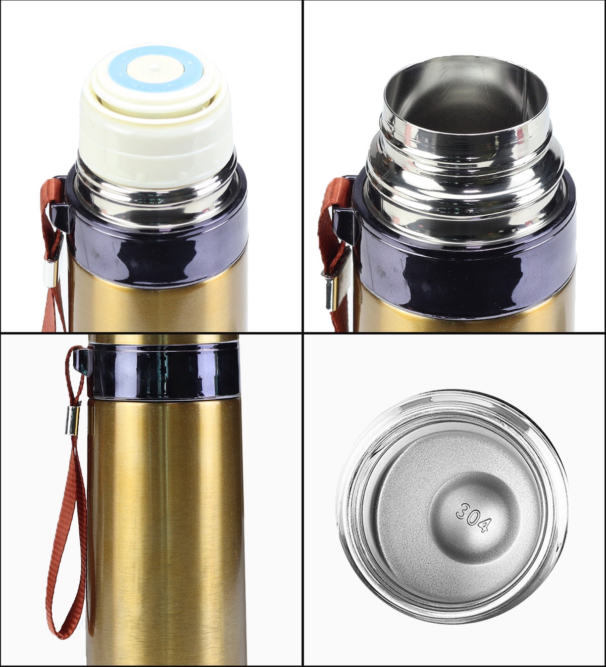 Askılı 500ml Çelik Termos