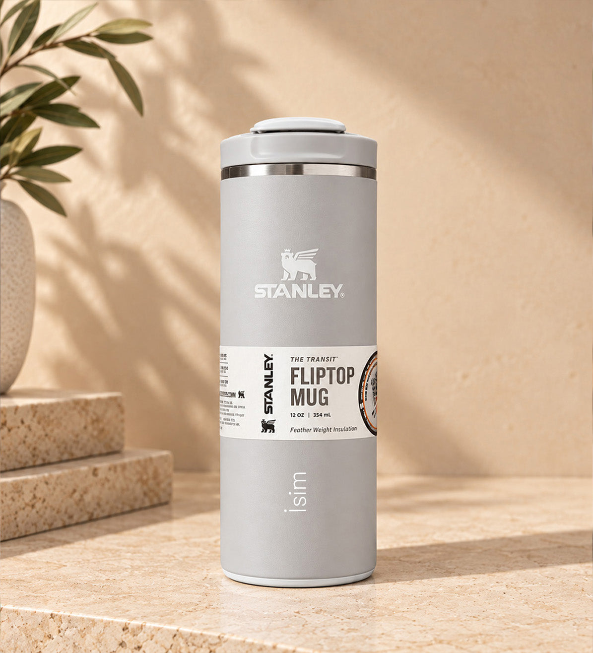 Kişiye Özel The Transit Fliptop Mug 0.35L Gri