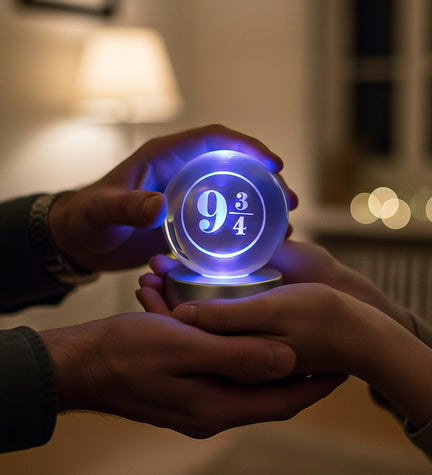 Dokuz Üç Çeyrek Işıklı Cam Küre