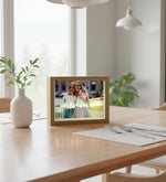 Led Işıklı Mavi Lale Fotoğraf Çerçevesi