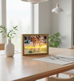 Led Işıklı Sarı Lale Fotoğraf Çerçevesi