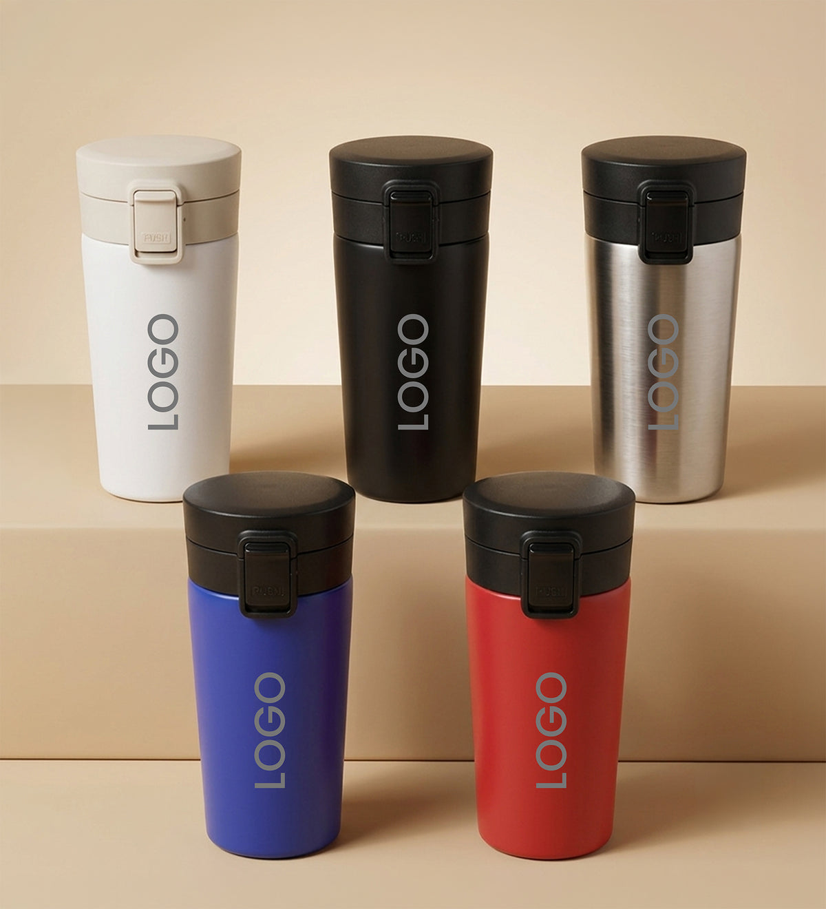 Kilitli Çelik Termos 350ML