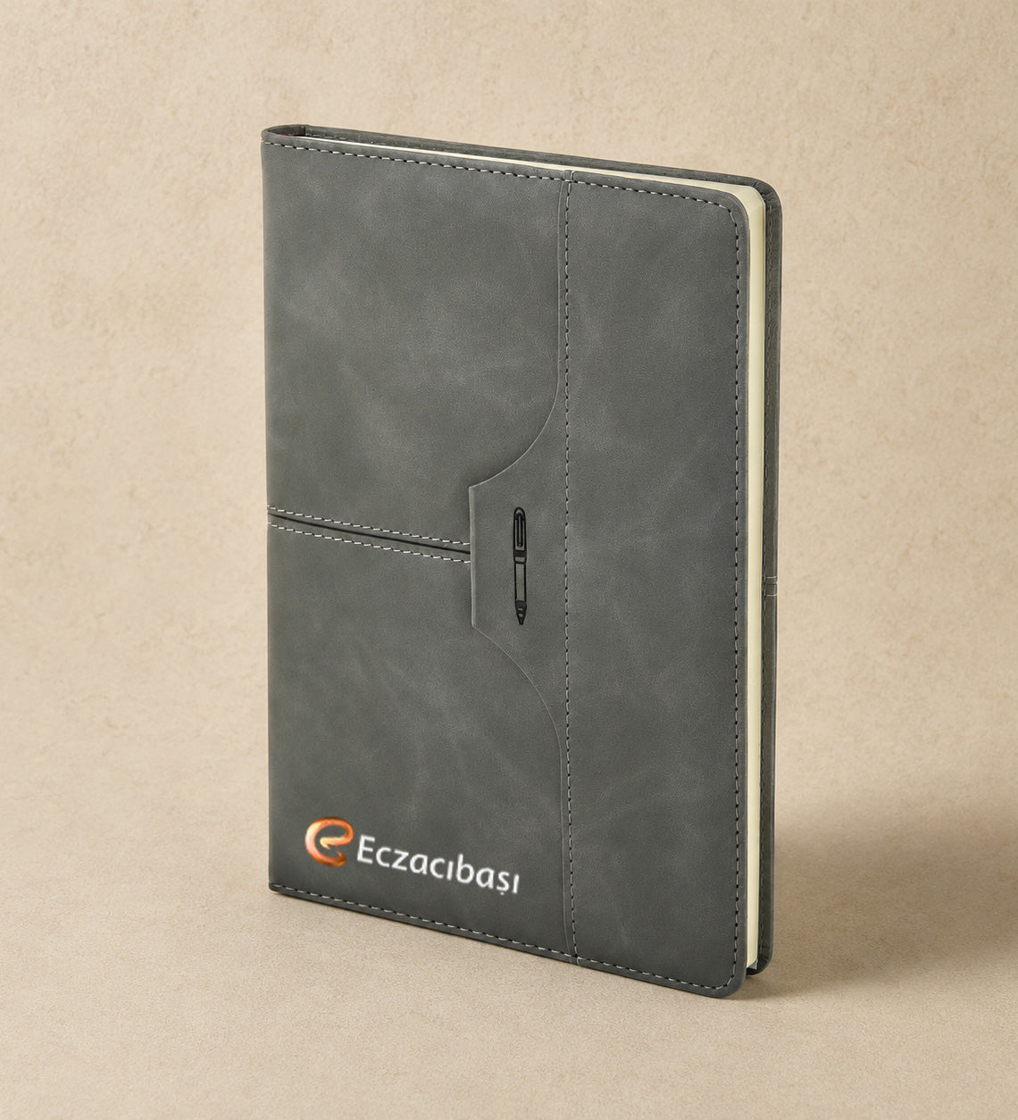 Kalem Bölmeli Termo Deri Defter