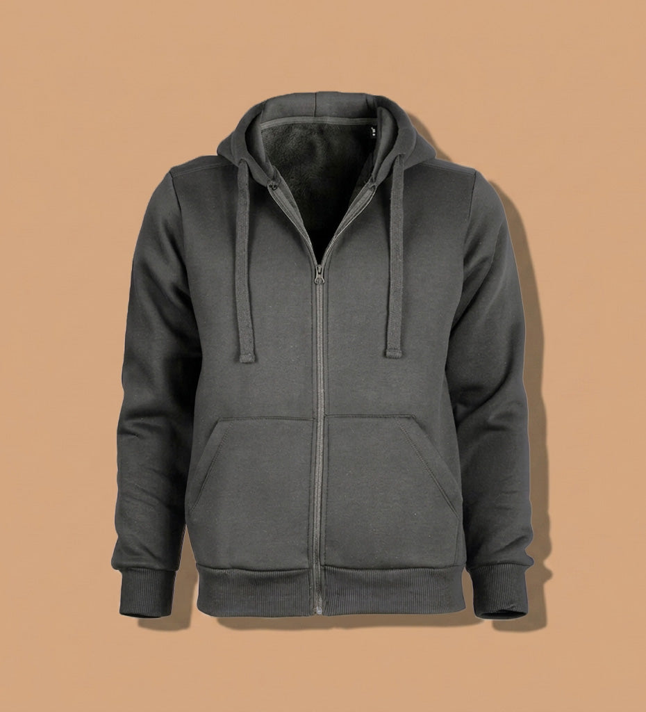 Kapüşonlu Fermuarlı Sweatshirt