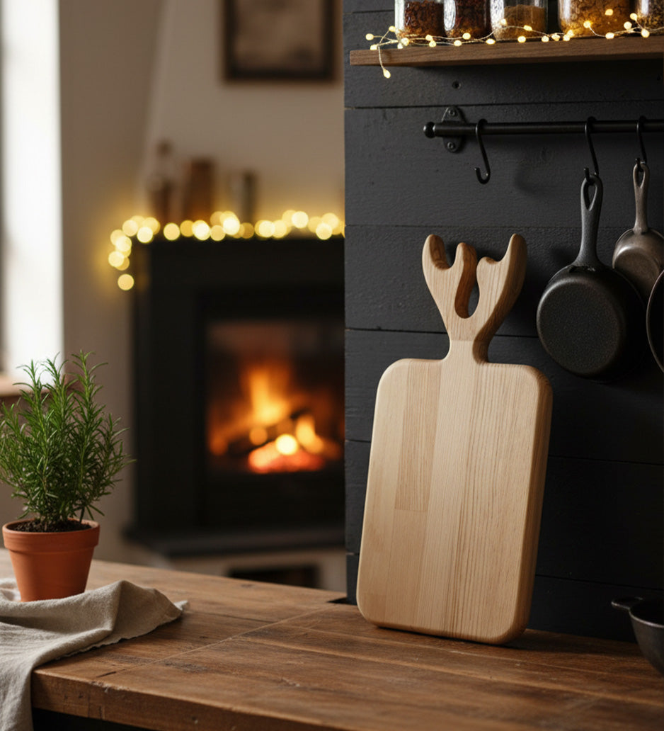 Geyik Figür Kesme Tahtası