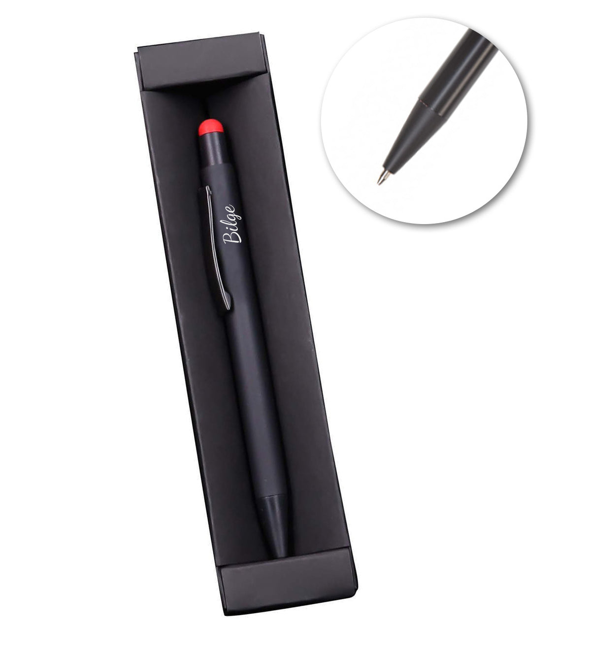 Kırmızı Renk Detaylı Touch Pen