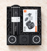 Kişiye Özel Stanley Termos Jbl Kulaklık Çoklu Şarj Standı Premium Hediye Seti