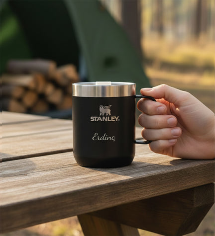 Kişiye Özel Stanley Siyah Kamp Kupası Classic Legendary 0.23L