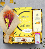 Kitap & Buket Çiçek & Rebul Kolonya & Apitera Bal & Godiva Çikolata Hediye Seti
