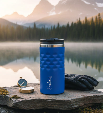 Kişiye Özel 300 ML Mavi Kristal Çelik Termos