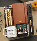 Kristal Termos & Kalem & Defter & Kupa & Çerçeve Öğretmene Hediye Seti