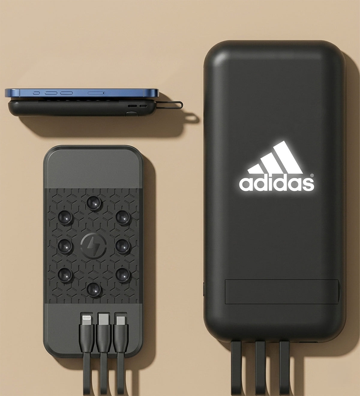10000 mAh Işıklı Logolu Powerbank