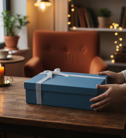 Kurdeleli Mavi Premium Kutu