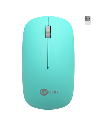 Lecoo WS214 Kablosuz Optik Mouse Turkuaz