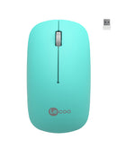 Lecoo WS214 Kablosuz Optik Mouse Turkuaz