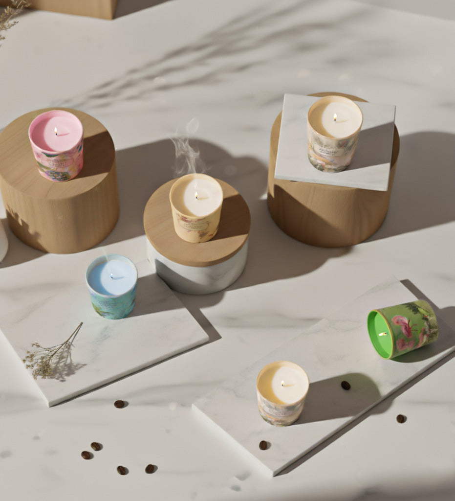 Mini Renkli Bardak Mum