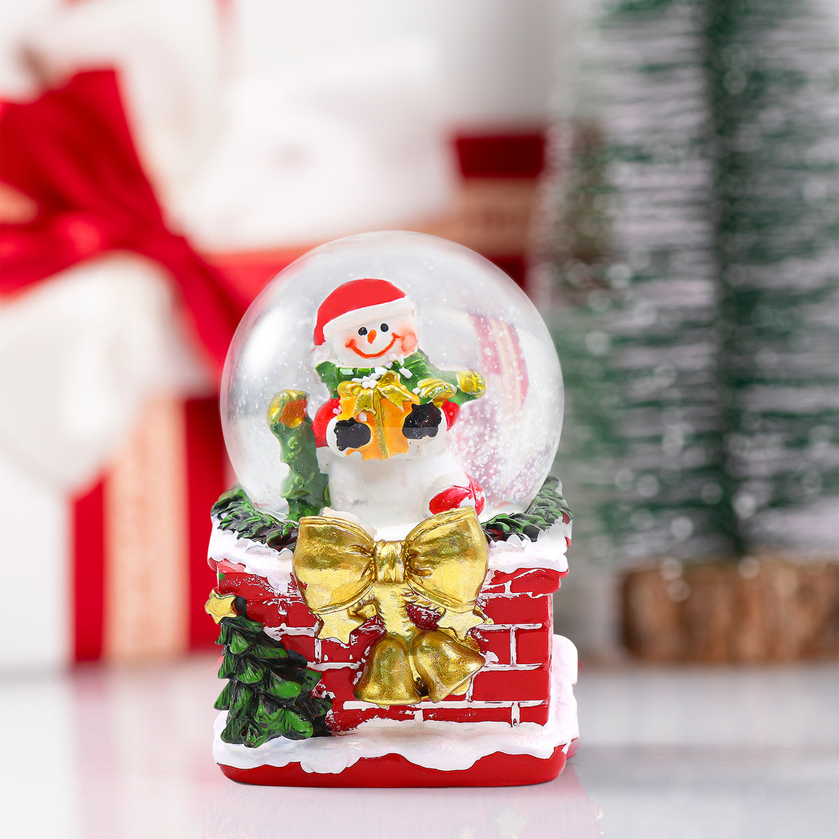 Yılbaşı Temalı Kar Küresi