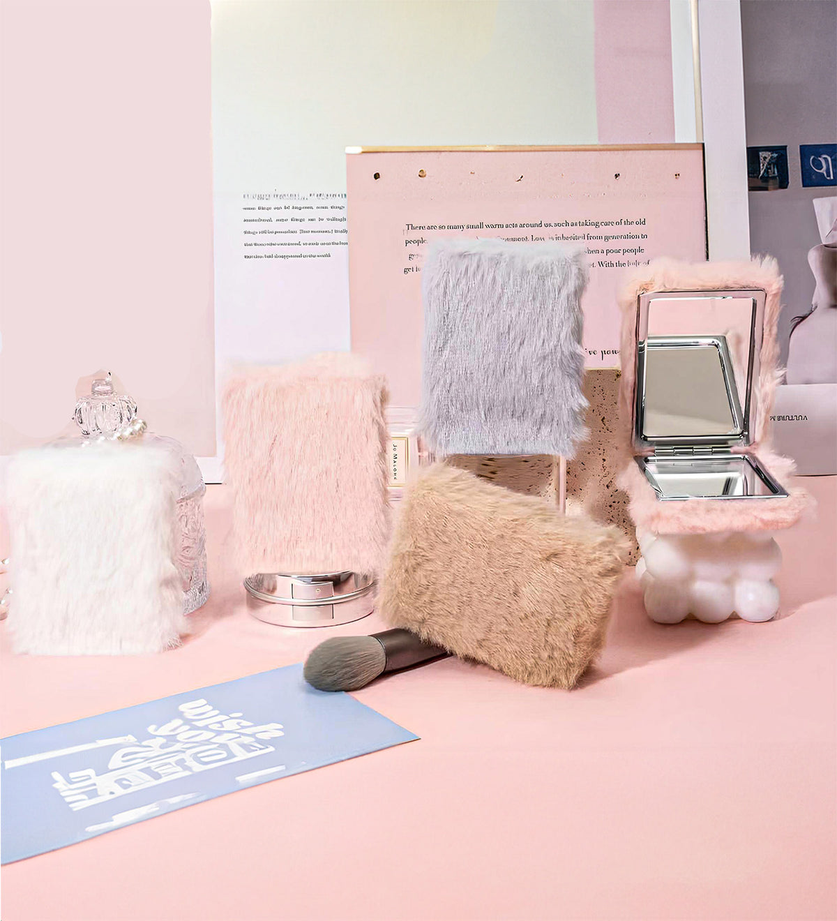 Peluş Mataralı Kadına Hediye Kutusu