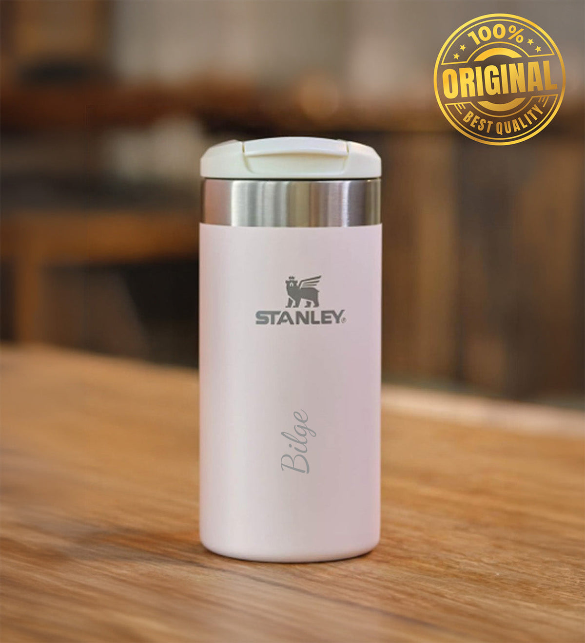 Çiftlere Özel 2'li Lacivert & Yeşil The AeroLight™ Transit Mug Stanley Termos 0.35 L Hediye Seti