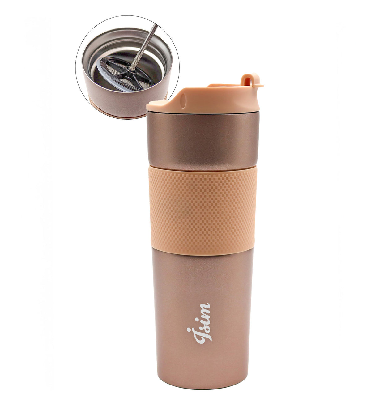 Kedi Yastık & Dikişli Mini Not Defteri & French Press Termos & T Kupa Hediye Seti