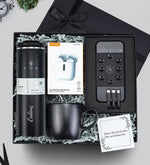 Stanley Termos 0,47 L & 10000 mAh Wireless Powerbank & Bluetooth Kulaklık & Siyah Kupa Hediye Seti