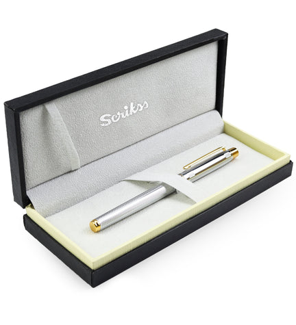 Scrikss Venüs 722W Roller Kalem Krom Altın