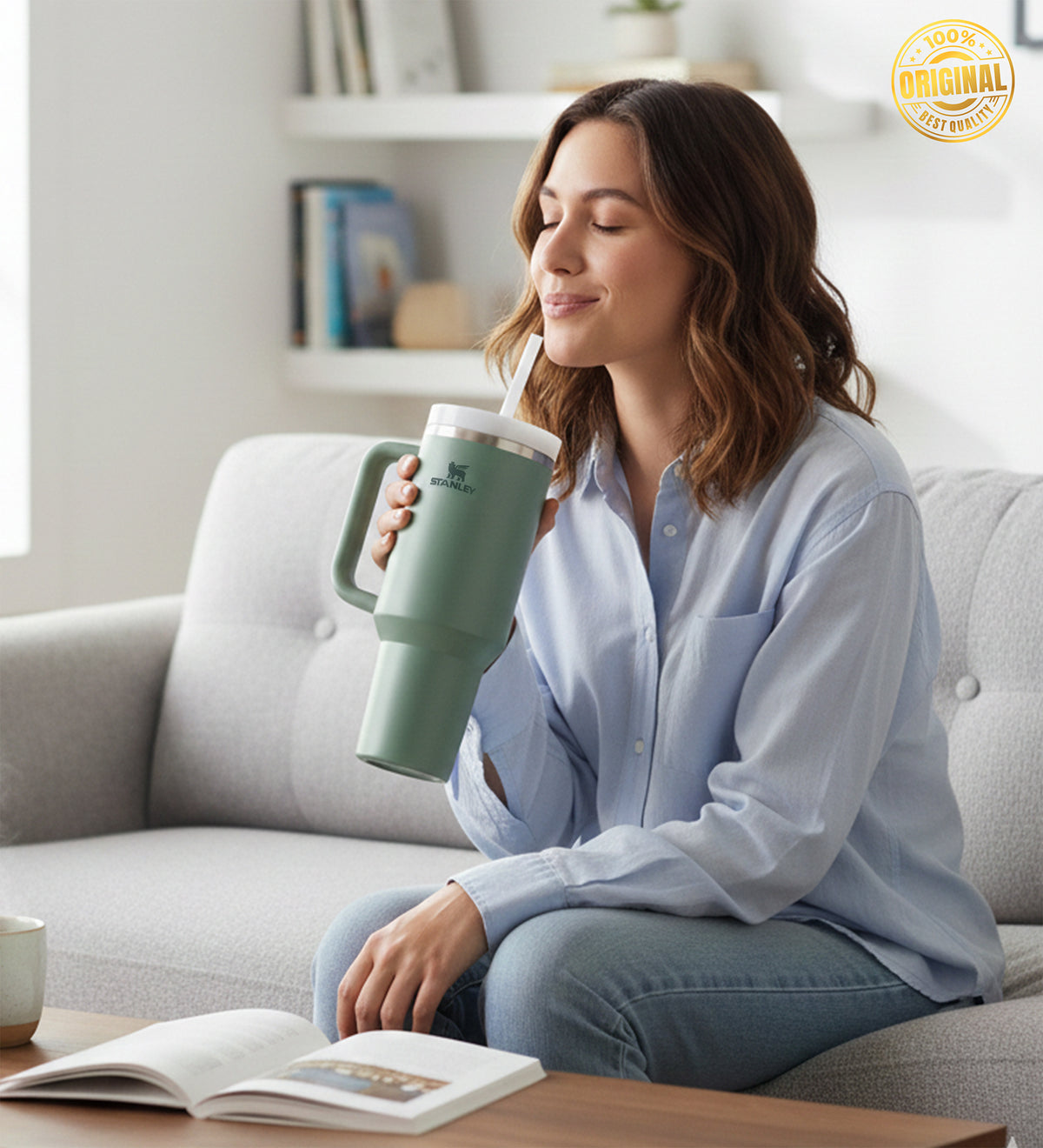 Stanley Termos Quencher H2.O FlowState 1.18L Yeşil