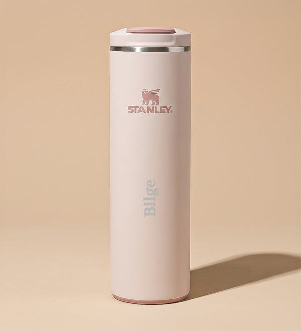 Kişiye Özel The Transit Fliptop Mug Stanley Termos 0.47 L Rose Quartz