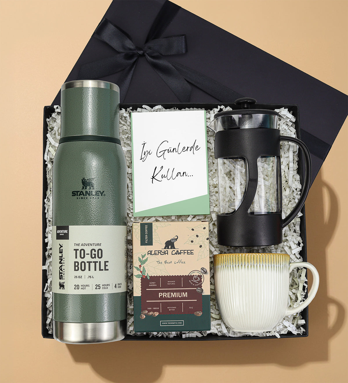 Stanley Termos French Press Filtre Kahve Kupa Hediye Seti