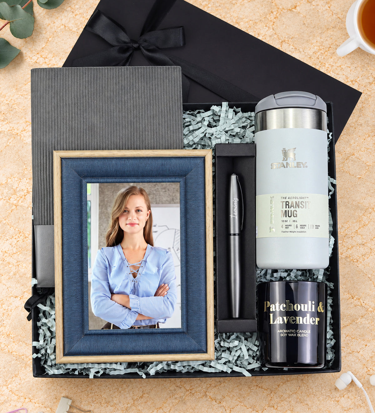 Stanley & Defter & Çerçeve & Kalem & Mum Premium Hediye Seti