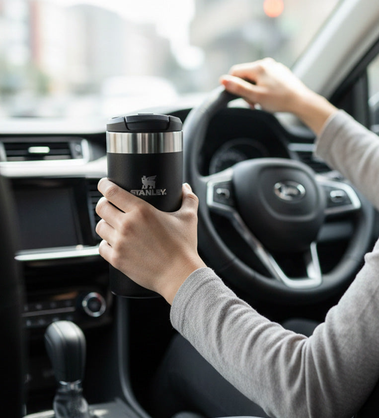 Kişiye Özel The AeroLight™ Transit Mug Stanley Termos 0,35 L Siyah