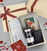 0,35l Stanley & Gri Atkı & Dokulu Çerçeve & Hakiki Deri Cüzdan Hediye Seti