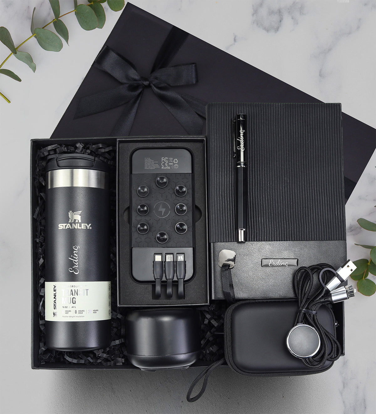 Kişiye Özel Stanley Termoslu Premium Hediye Seti