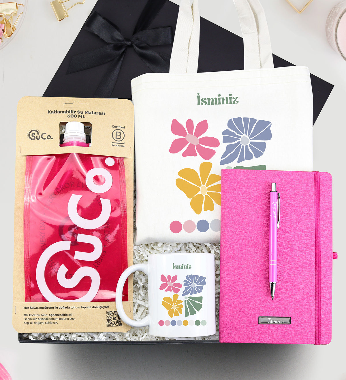 SuCo & Defter & Kalem & Çanta & Kupa Hediye Seti
