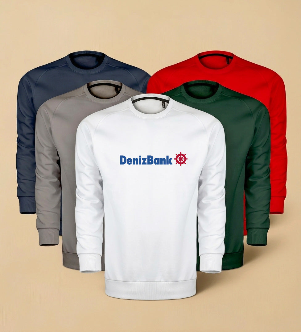 Bisiklet Yaka Sweatshirt
