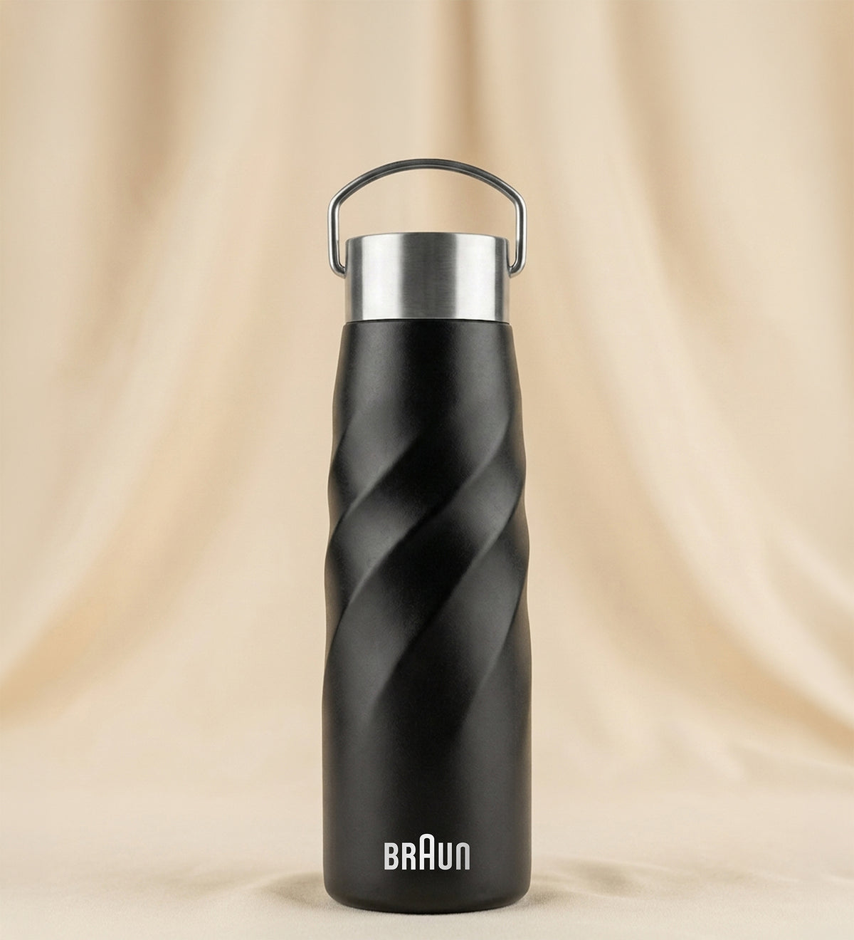 Çevirmeli Kapaklı Çelik Termos 500ML