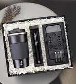 Termos & Siyah Metal Roller Kalem & Powerbank Hediye Seti