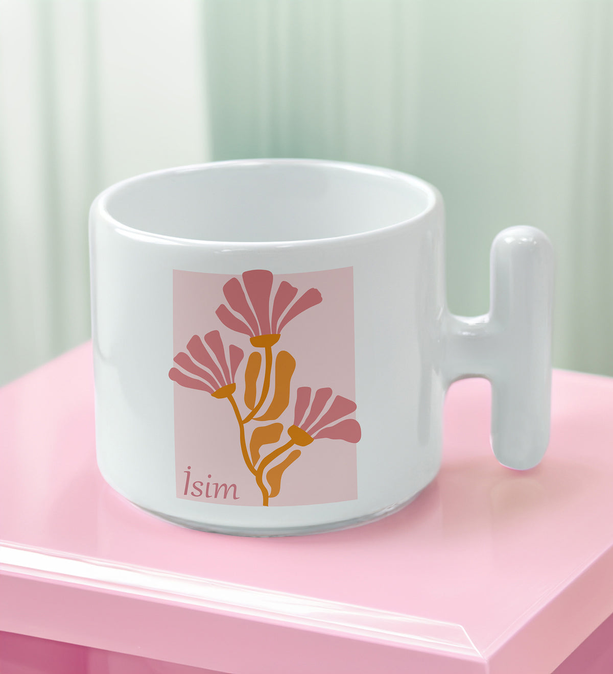Pembe Defter & Tükenmez Kalem & T Kupa & Takvim Hediye Seti