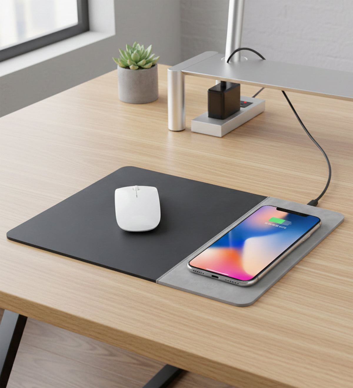 Wireless Şarj Mouse Pad