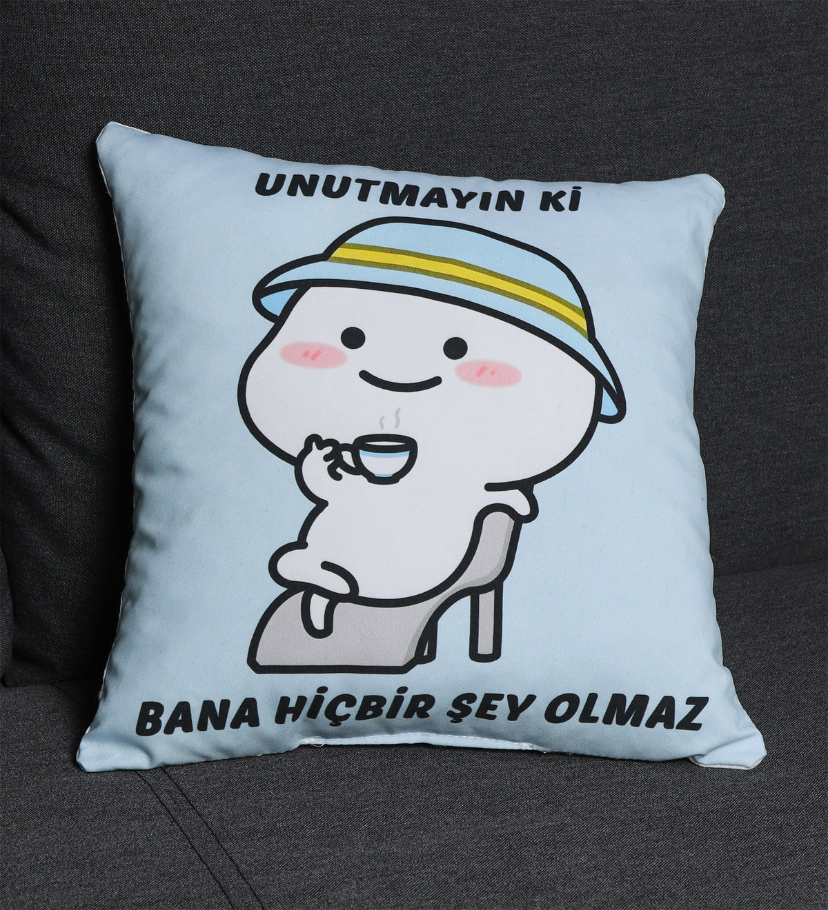 Motto Yastık & Defter & Kalem & Fincan Hediye Seti