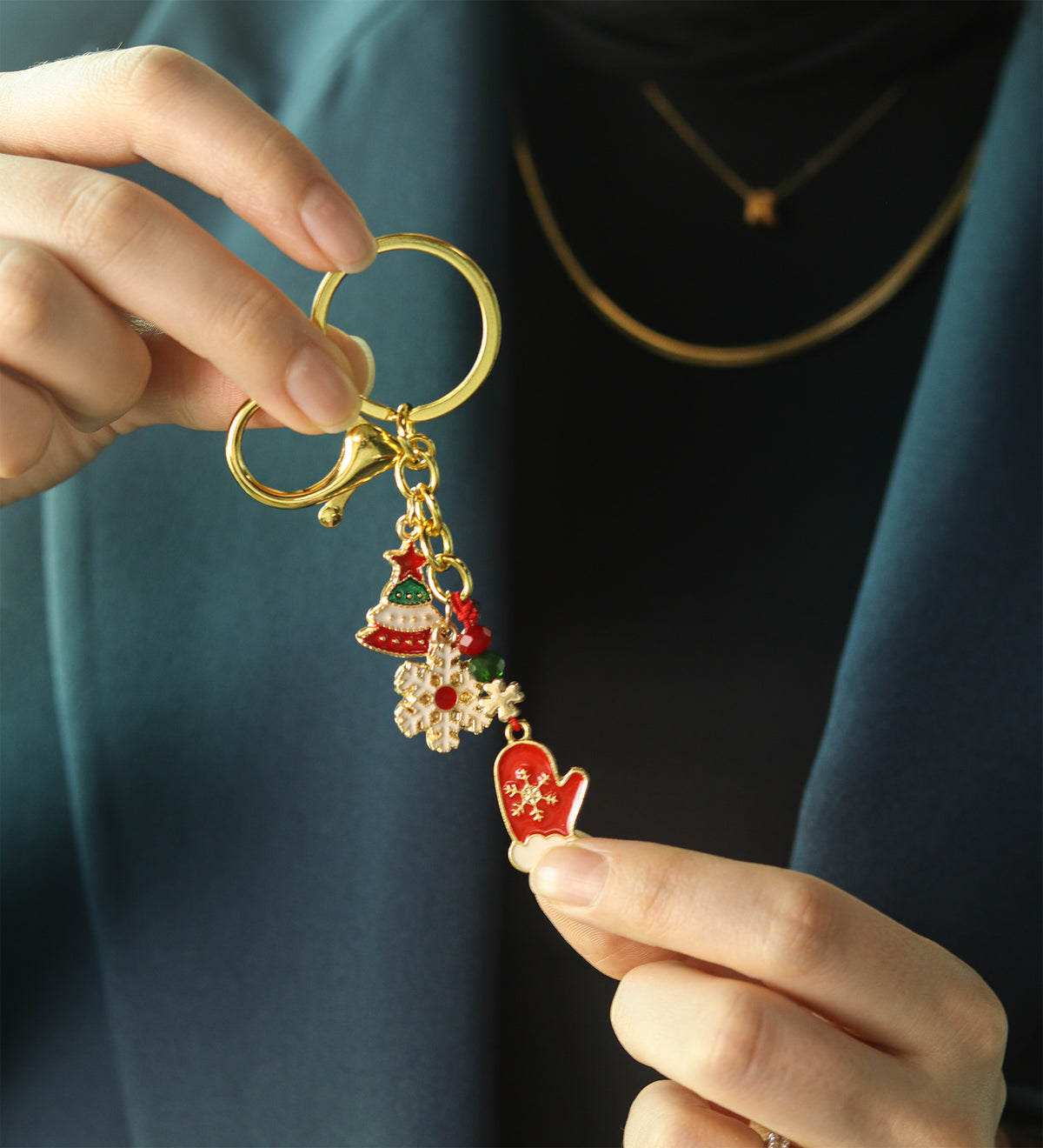 Yılbaşı Charmlı Anahtarlık