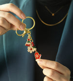 Yılbaşı Anahtarlık & El Aynası & Saten Toka Hediye Seti