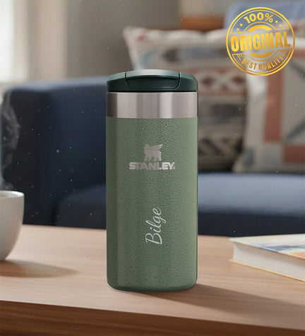 Kişiye Özel The AeroLight™ Transit Mug Stanley Termos 0,35 L Yeşil