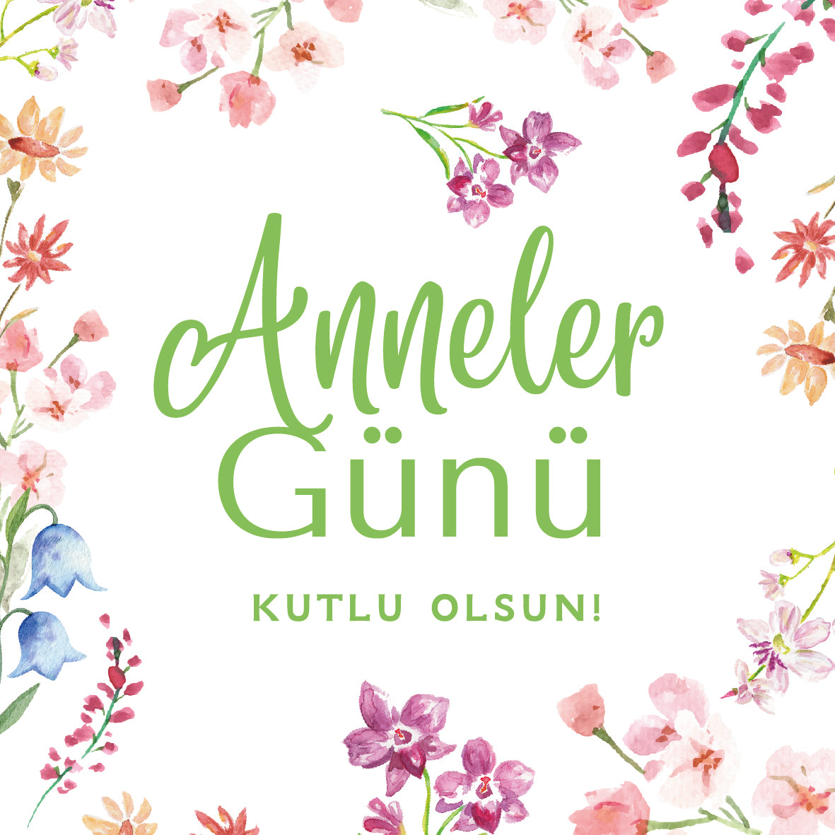 Anneler Günü Mesaj Kartı