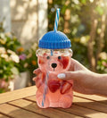 Bearista Pipetli Ayıcık Cam Bardak
